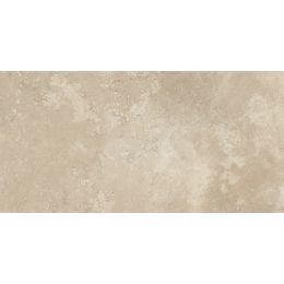 Carrelage sol effet pierre travertin Soleto terre 60x120 cm