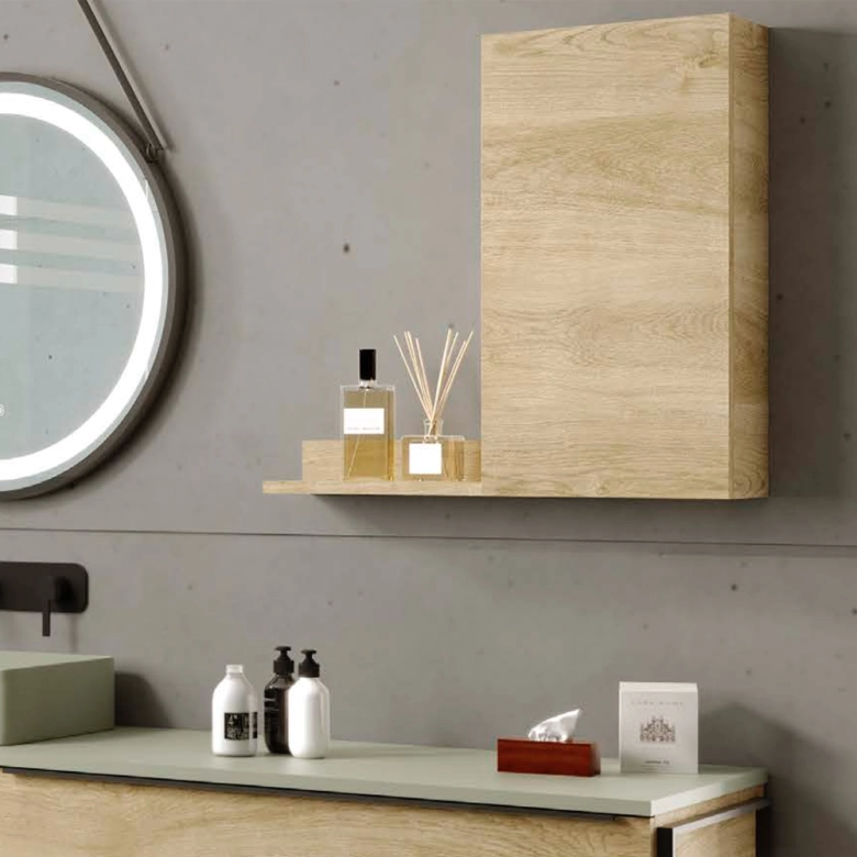 Etagère En L. Victoria Chêne Naturel