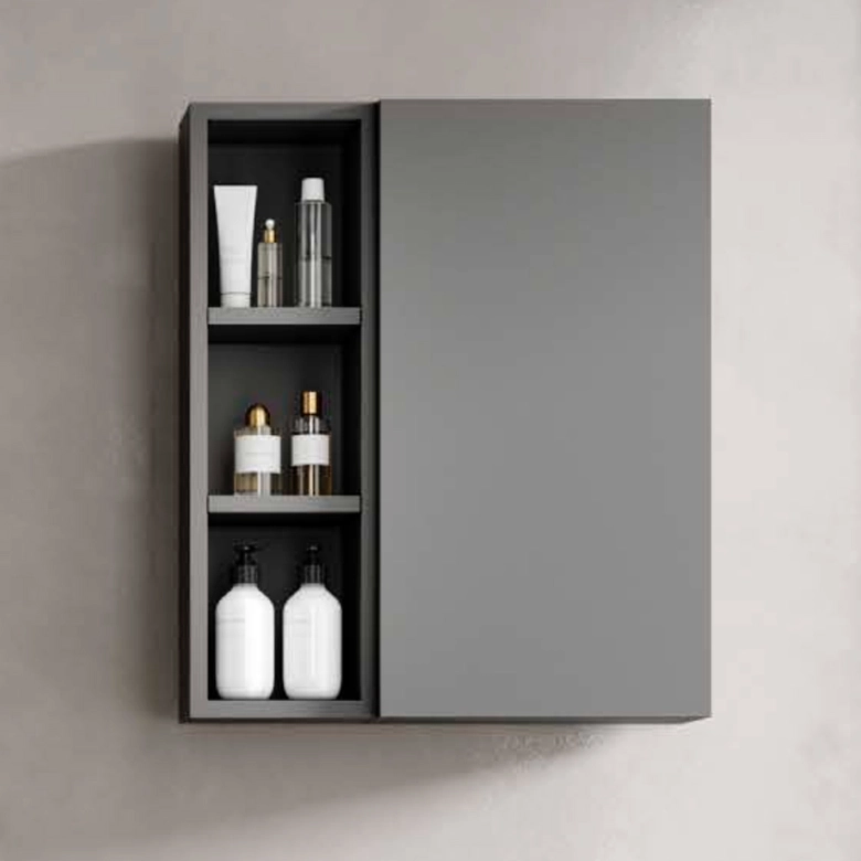 Façade Anthracite Mat + Cube étagère Anthracite Mat