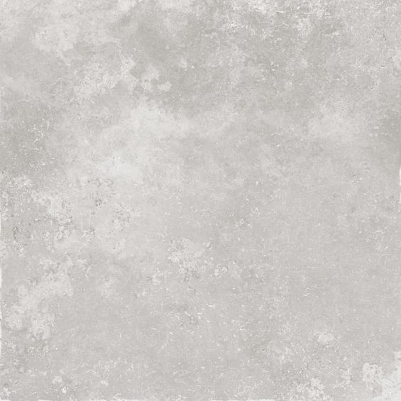 Carrelage sol effet pierre travertin Soleto gris 40,6x40,6 cm