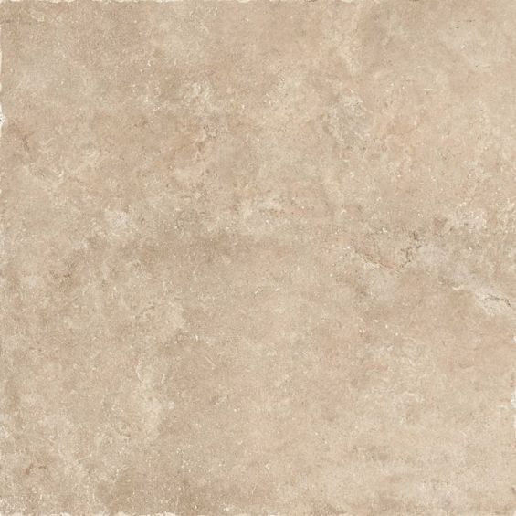 Carrelage sol effet pierre travertin Soleto naturel 40,6x40,6 cm