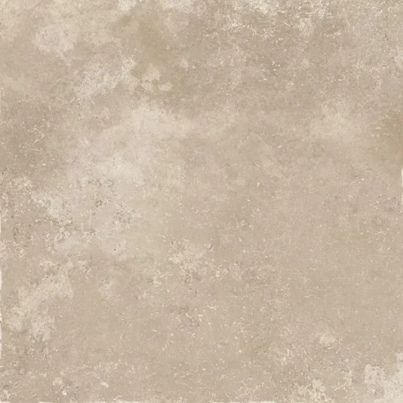 Carrelage sol extérieur effet pierre travertin Soleto Terre R11 40,6x40,6 cm