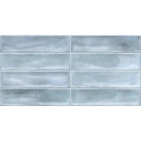  Carrelage mur effet zellige Sahel bleu ciel 30x60 cm - Réflex Boutique