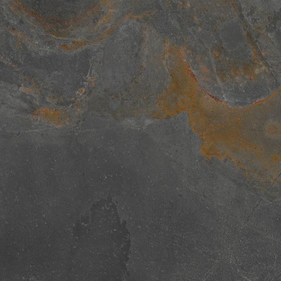 Carrelage sol effet pierre naturelle Courchevel rouille 60x60 cm