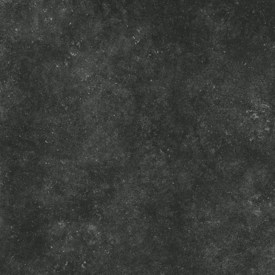 Carrelage sol effet pierre Accro noir90x90 cm