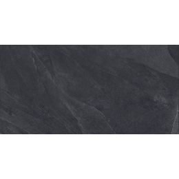 Carrelage sol extérieur effet pierre Volcania lave R11 30x60 cm