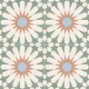  Carrelage sol effet carreaux de ciment Vintage soleil menthe 33,15x33,15 cm - Réflex Boutique