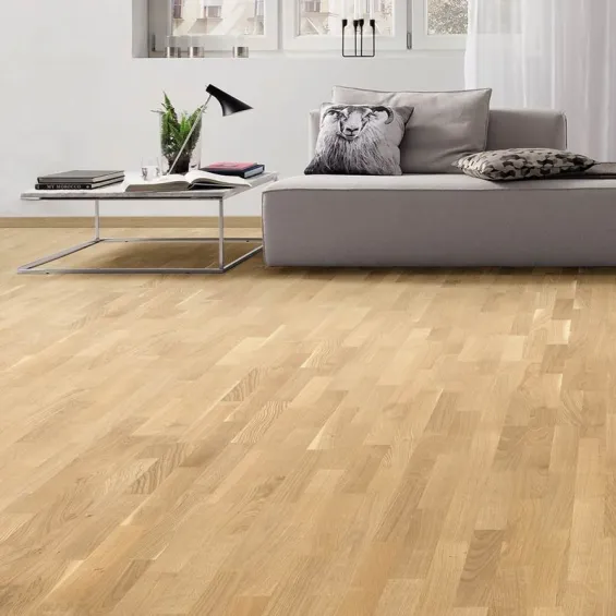  Parquet contrecollé Cologne chêne Favorit vitrifié 3 frises 18x220 cm - Réflex Boutique