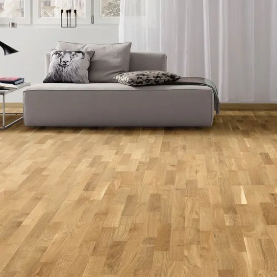  Parquet contrecollé Cologne chêne brossé Favorit huilé 3 frises 18x220 cm - Réflex Boutique