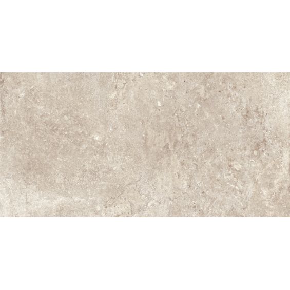 Carrelage sol effet pierre Charme ivoire 60x120 cm