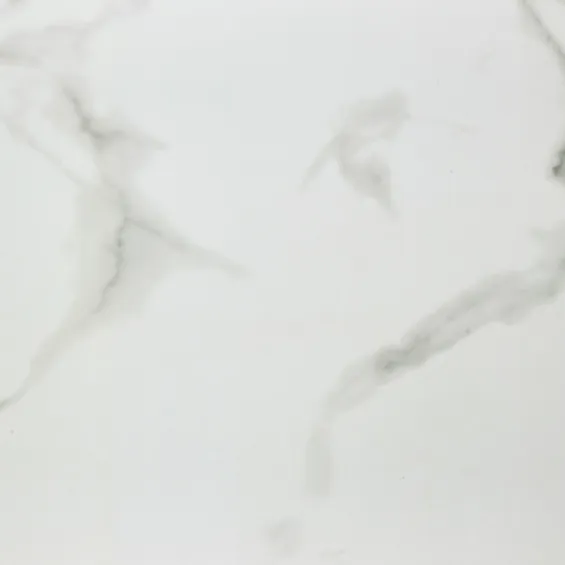 Dalles PVC 5.0mm à coller modern white marble 37,5*65 cm - Réflex Boutique