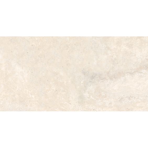 Carrelage sol effet travertin Tivoli crème 60x120 cm