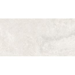 Carrelage sol extérieur effet travertin Tivoli blanc R11 60x120 cm