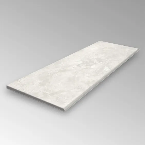 Margelle / plat de marche Tivoli blanc R10 33x120cm