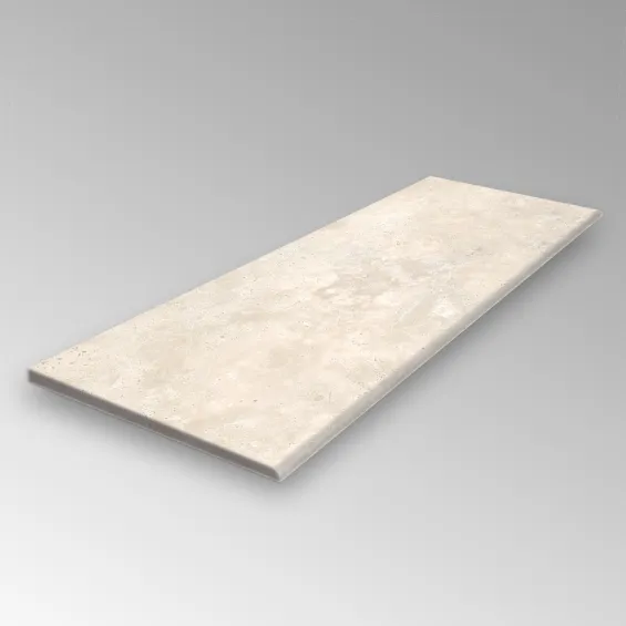 Margelle / plat de marche Tivoli crème R10 33x120cm