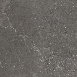 Carrelage sol effet pierre Toscana anthracite 100x100 cm