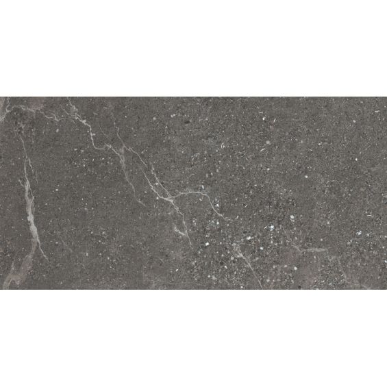 Carrelage sol effet pierre Toscanaanthracite 30x60 cm