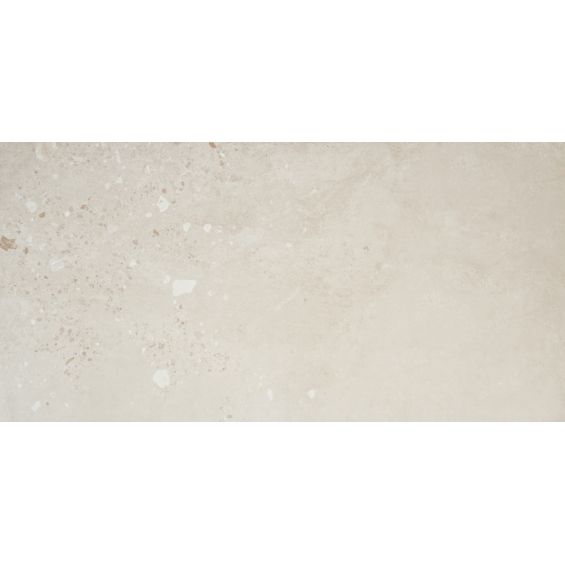 Carrelage sol et mur effet Terrazzo poli Tessera crème 60x120 cm
