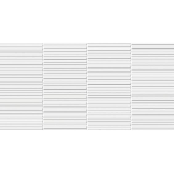 Carrelage mur Polar Sectionwhite mate 30x90 cm