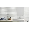 Carrelage mur Polar Venetian white mate 30x90 cm