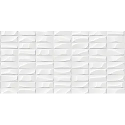  Carrelage mur Polar Next white brillo 30x90 cm - Réflex Boutique