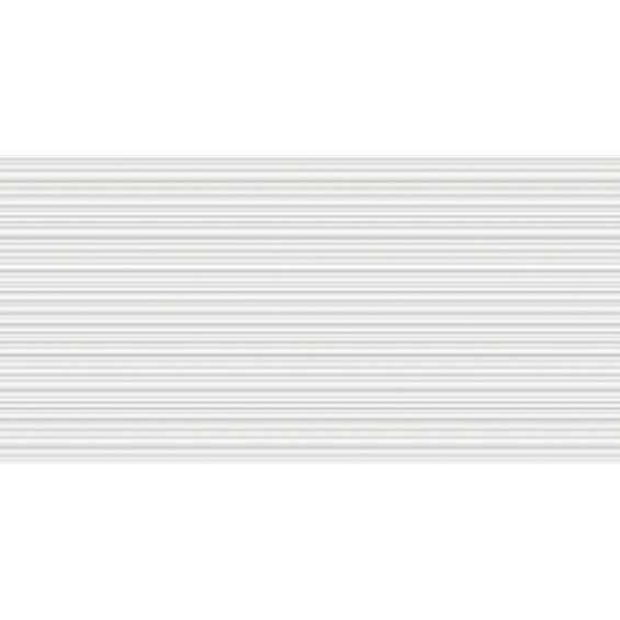Carrelage mur Polar Stripeswhite brillo 30x90 cm