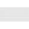 Carrelage mur Polar Stripeswhite brillo 30x90 cm