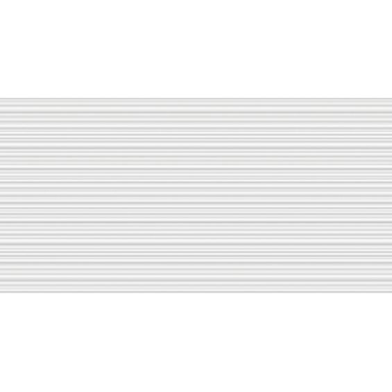 Carrelage mur Polar Stripeswhite mate 30x90 cm