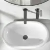  Mitigeur lavabo Encastré Cuba Gris Anthracite - Réflex Boutique