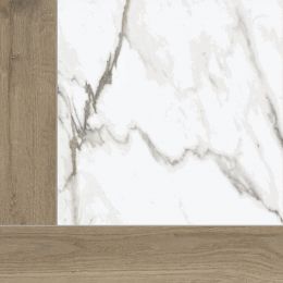 Carrelage sol imitation parquet Iraty marbre 60x60 cm