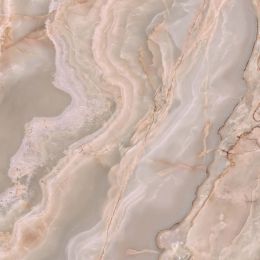 Carrelage sol et mur poli effet marbre Bavaro quartz rose 120x120 cm