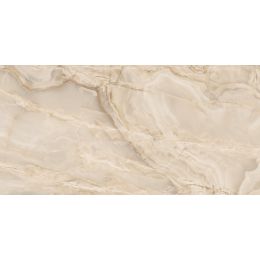 Carrelage sol et mur poli effet marbre Bavaro ambre 60x120 cm