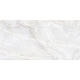 Carrelage sol et mur poli effet marbre Bavaro ivoire 60x120 cm