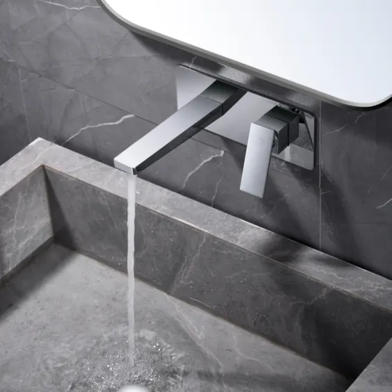  Mitigeur lavabo Encastré Riglione Chrome - Réflex Boutique