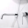  Mitigeur lavabo Encastré Zena Chrome - Réflex Boutique