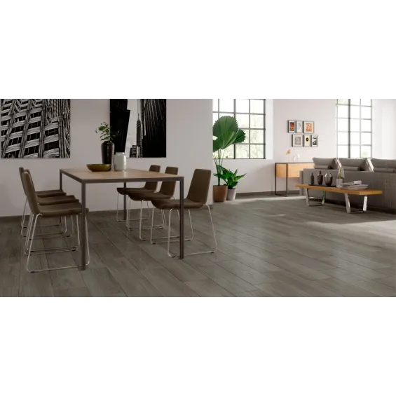  Carrelage sol imitation parquet Lucio taupe 22.5x90 cm - Réflex Boutique