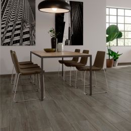 Carrelage sol imitation parquet Lucio taupe 22.5x90 cm