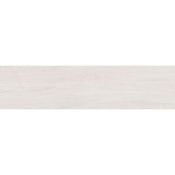 Carrelage sol imitation parquet Lucio blanc 22.5x90 cm