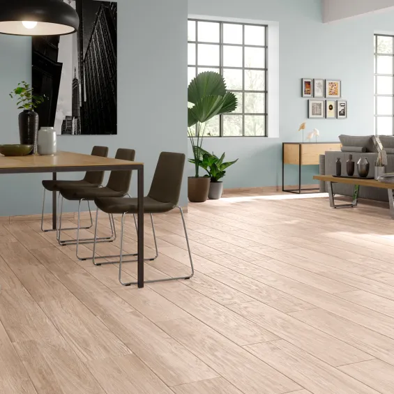  Carrelage sol imitation parquet Lucio naturel 22.5x90 cm - Réflex Boutique