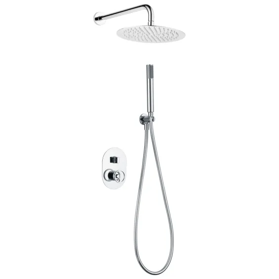  Colonne de Douche encastrée Circle chrome - Réflex Boutique