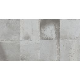 Carrelage mur effet Zellige Morocco gris 31,6×60 cm