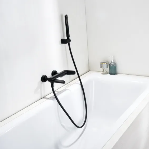  Mitigeur Bain-Douche Duck Noir Mat - Réflex Boutique