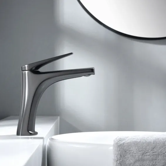  Mitigeur lavabo Lagia Gris Anthracite - Réflex Boutique