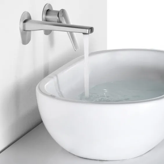  Mitigeur lavabo Encastré Lagia Acier - Réflex Boutique