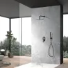  Colonne de Douche encastrée Lagia Noir Mat - Réflex Boutique