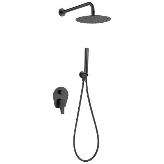  Colonne de Douche encastrée Lagia Noir Mat - Réflex Boutique