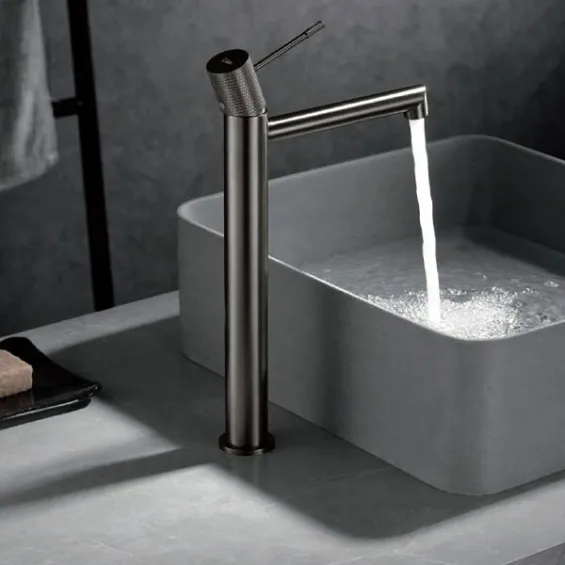  Mitigeur lavabo haut Tokyo Nickel Brossé - Réflex Boutique