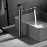  Mitigeur lavabo haut Tokyo Nickel Brossé - Réflex Boutique