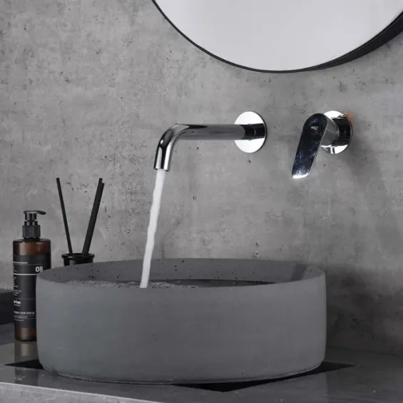  Mitigeur lavabo Encastré Flamande chrome - Réflex Boutique