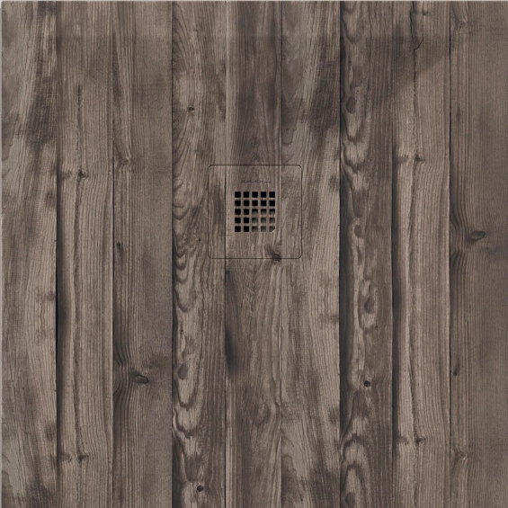 Receveur Chêne Moka lisse antidérapant